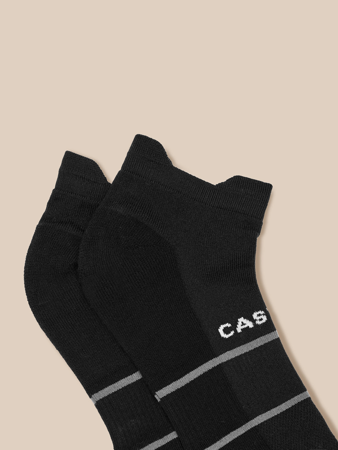 Active 3 Pack Ankle Socks - Black - Image 2