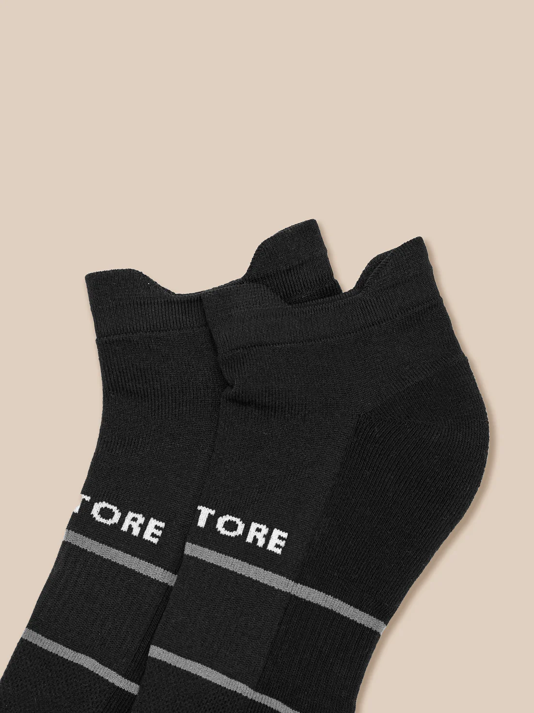Active 3 Pack Ankle Socks - Black - Image 3