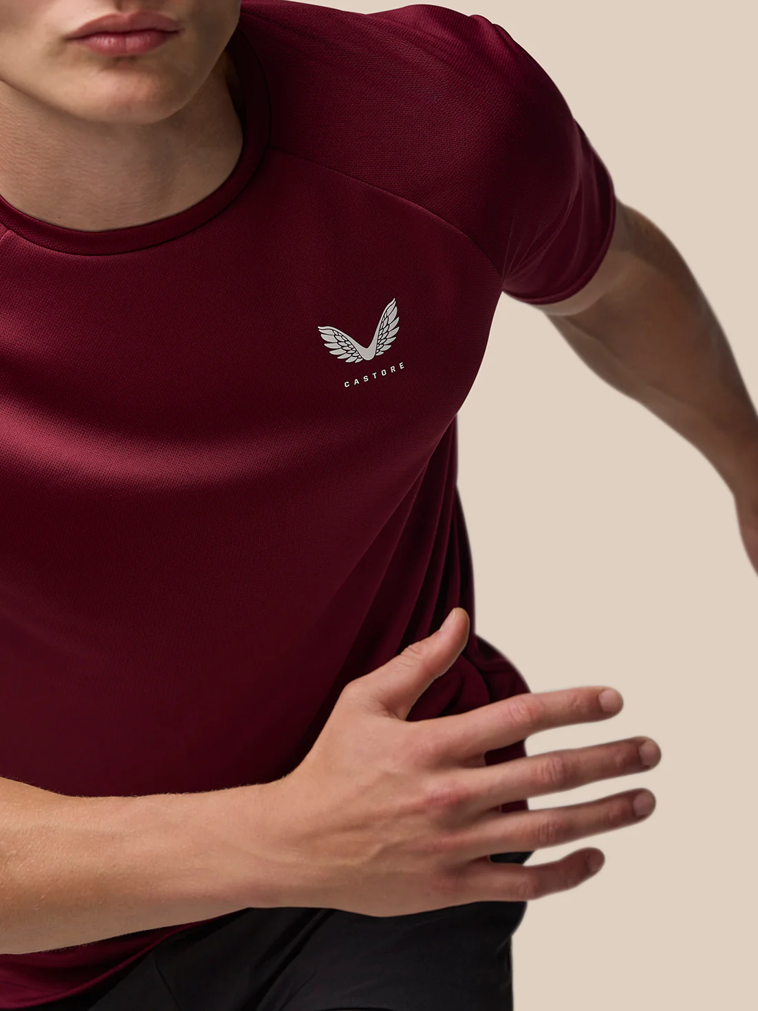 Adapt Training T-Shirt - Burgundy - Image 3