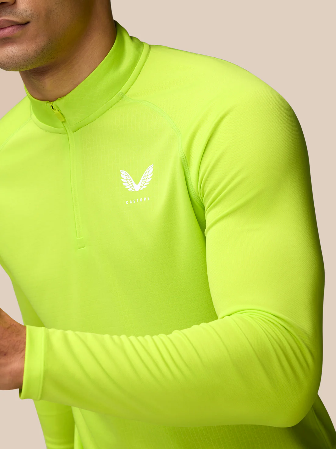 Adapt Training 1/4 Zip Top - Acid Lime - Image 6