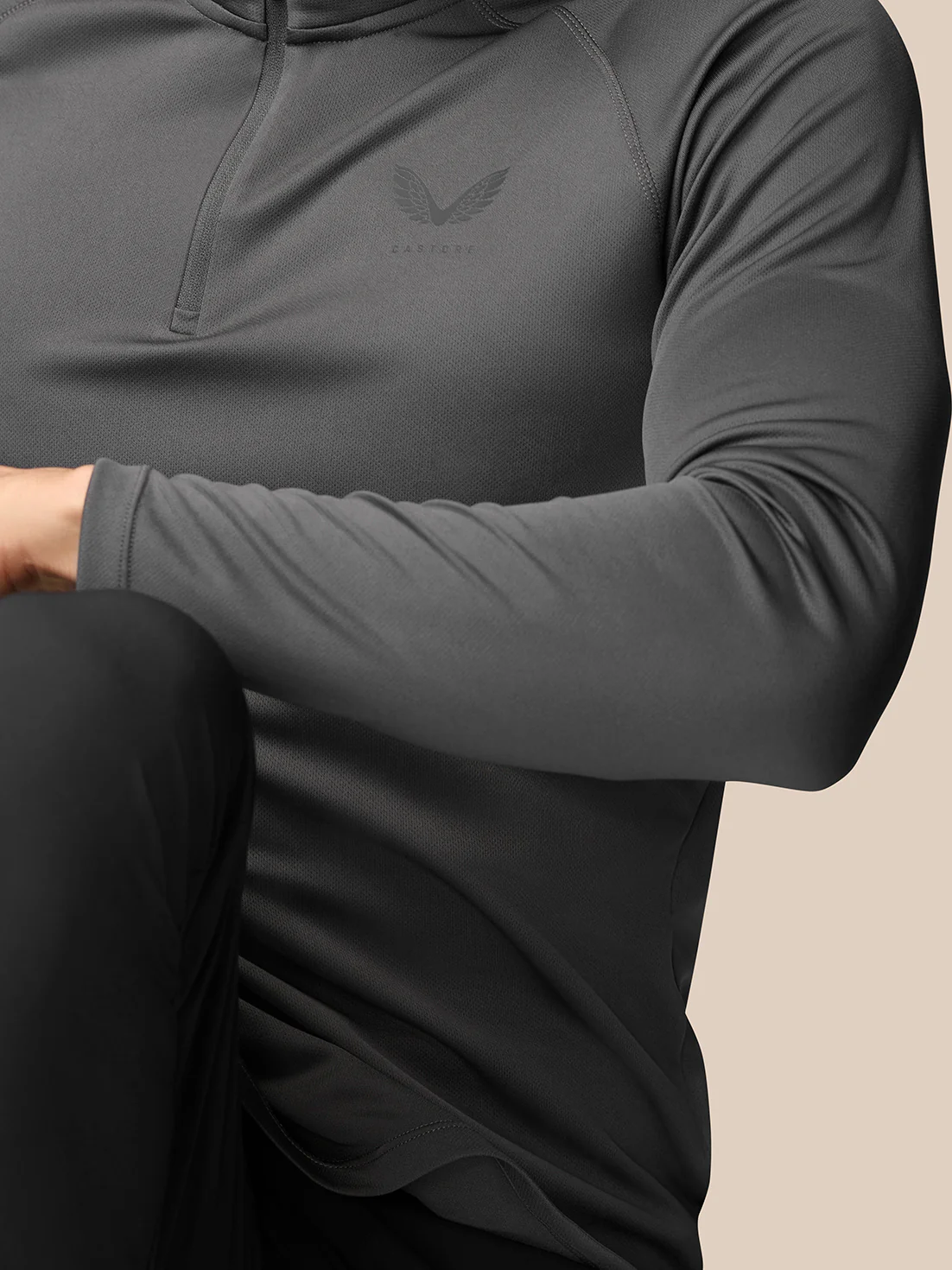 Adapt Training 1/4 Zip Top - Gunmetal - Image 4