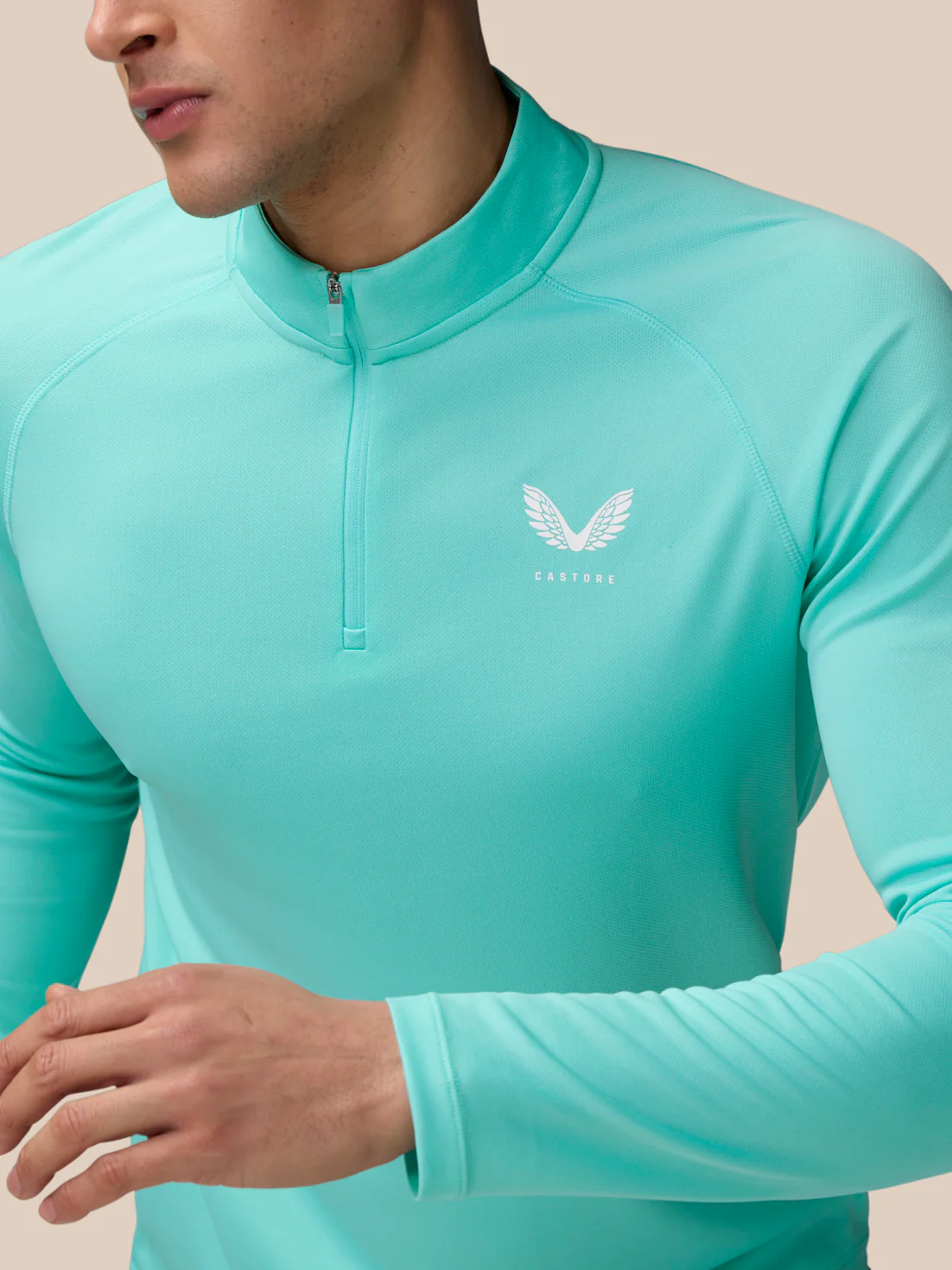 Adapt Training 1/4 Zip Top - Light Aqua - Image 3