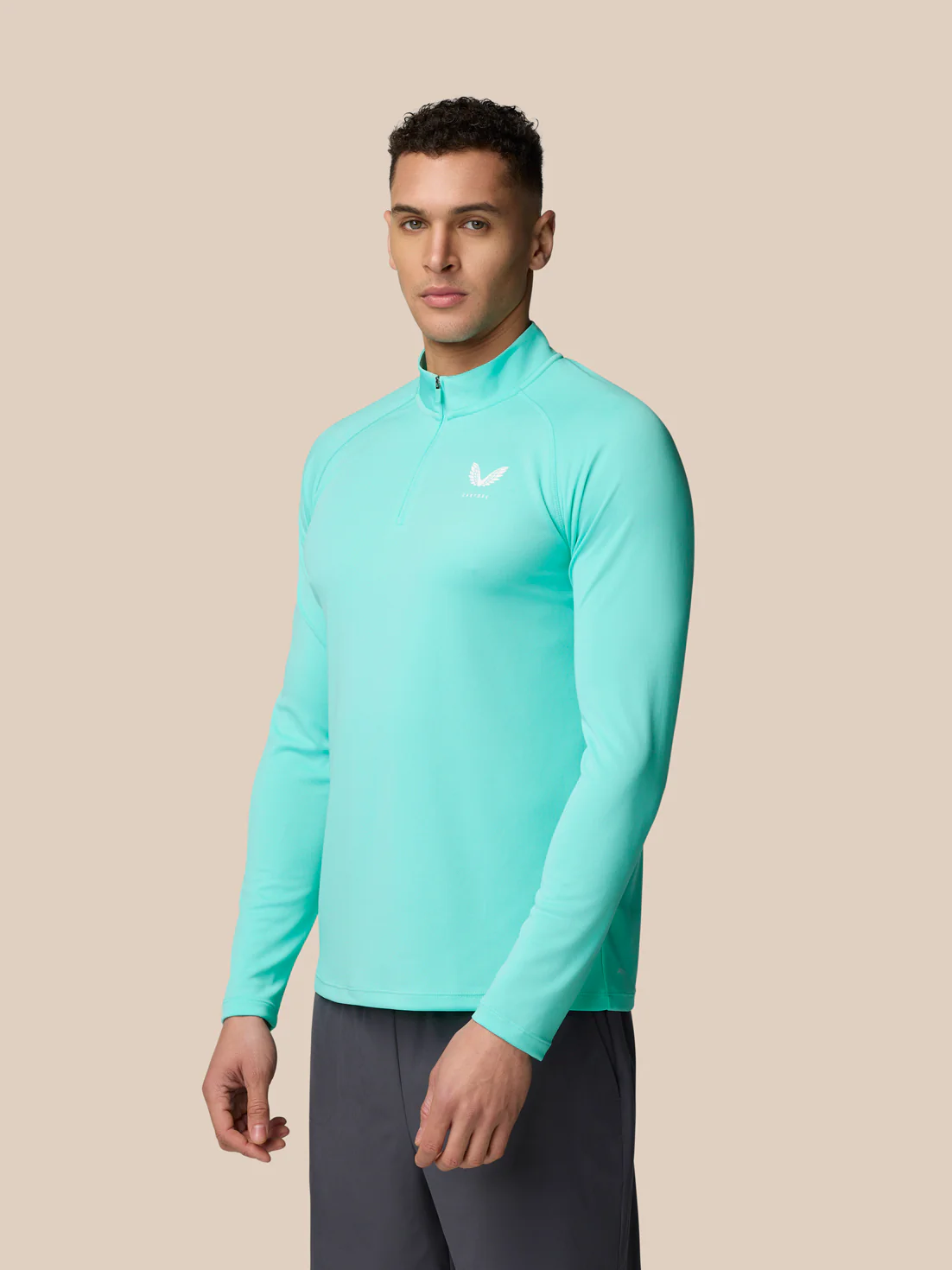 Adapt Training 1/4 Zip Top - Light Aqua - Image 4