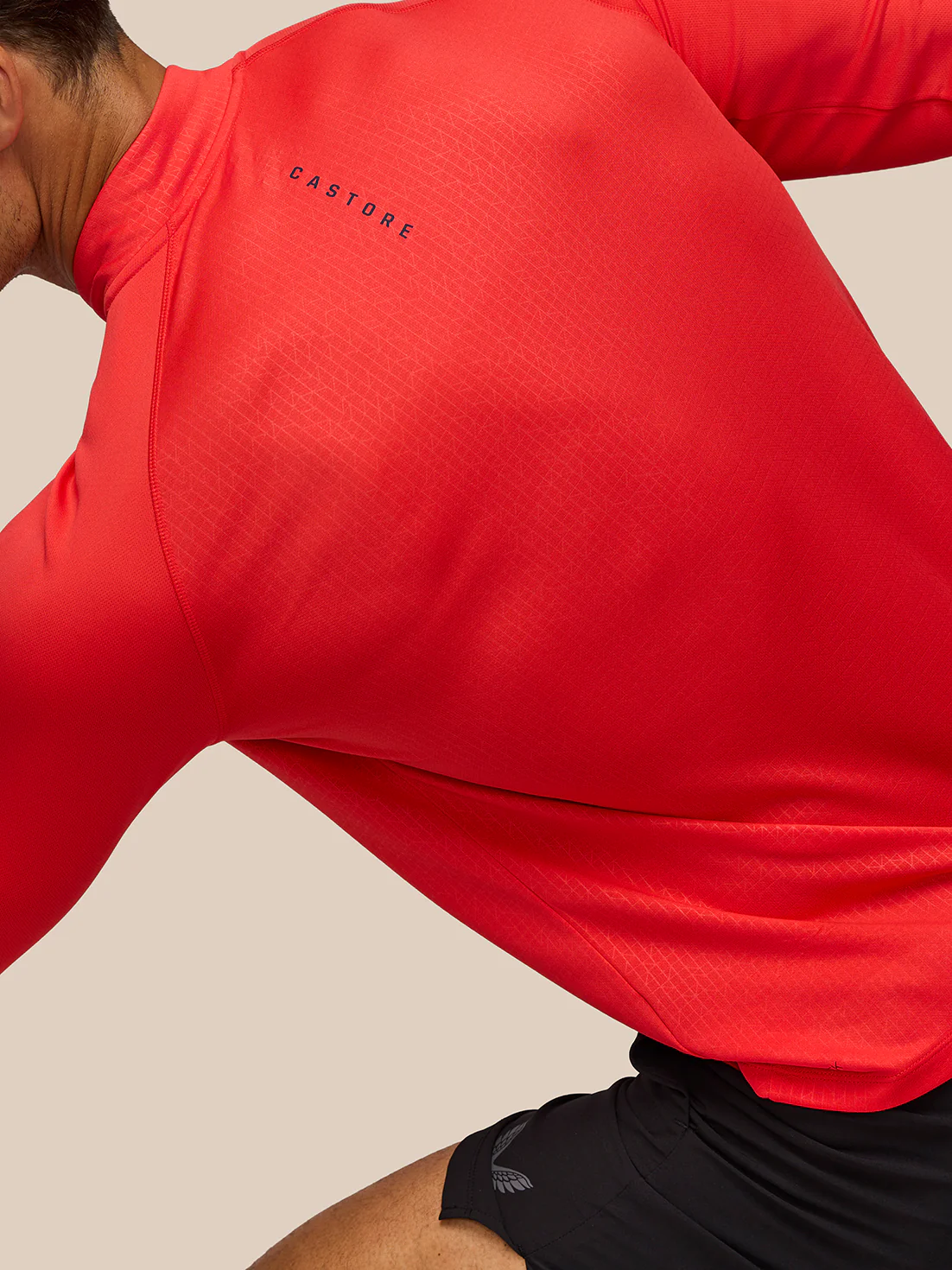 Adapt Training 1/4 Zip Top - Poppy Red - Image 6