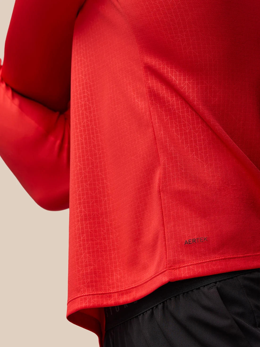 Adapt Training 1/4 Zip Top - Poppy Red - Image 7