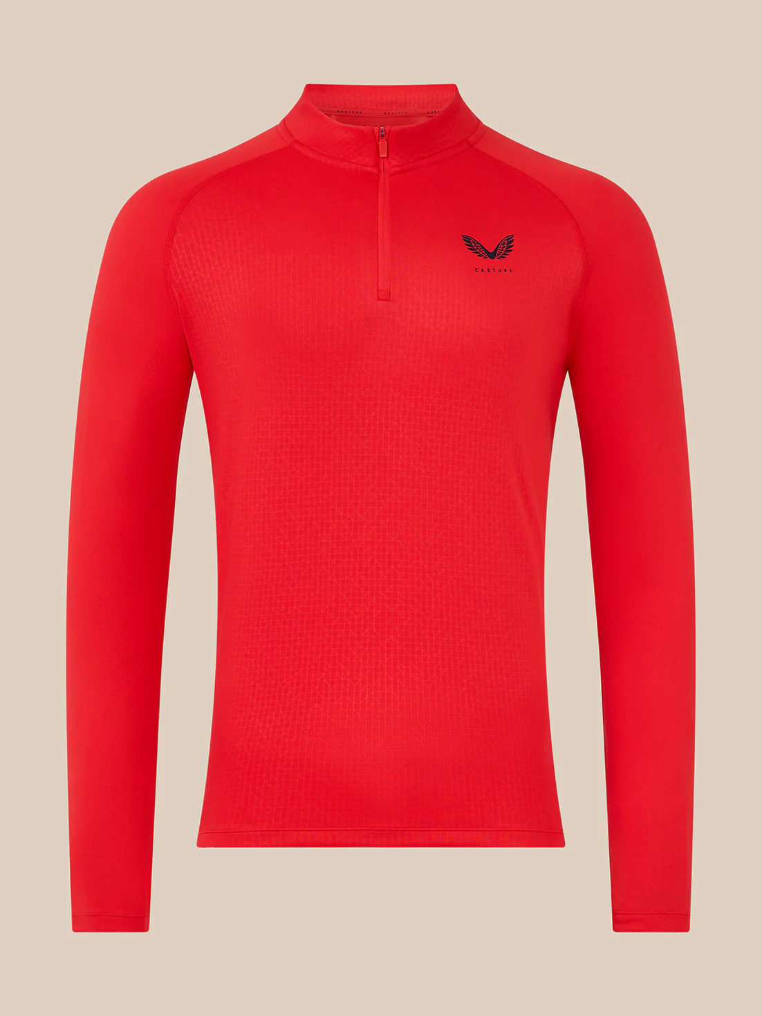 Adapt Training 1/4 Zip Top - Poppy Red - Image 8