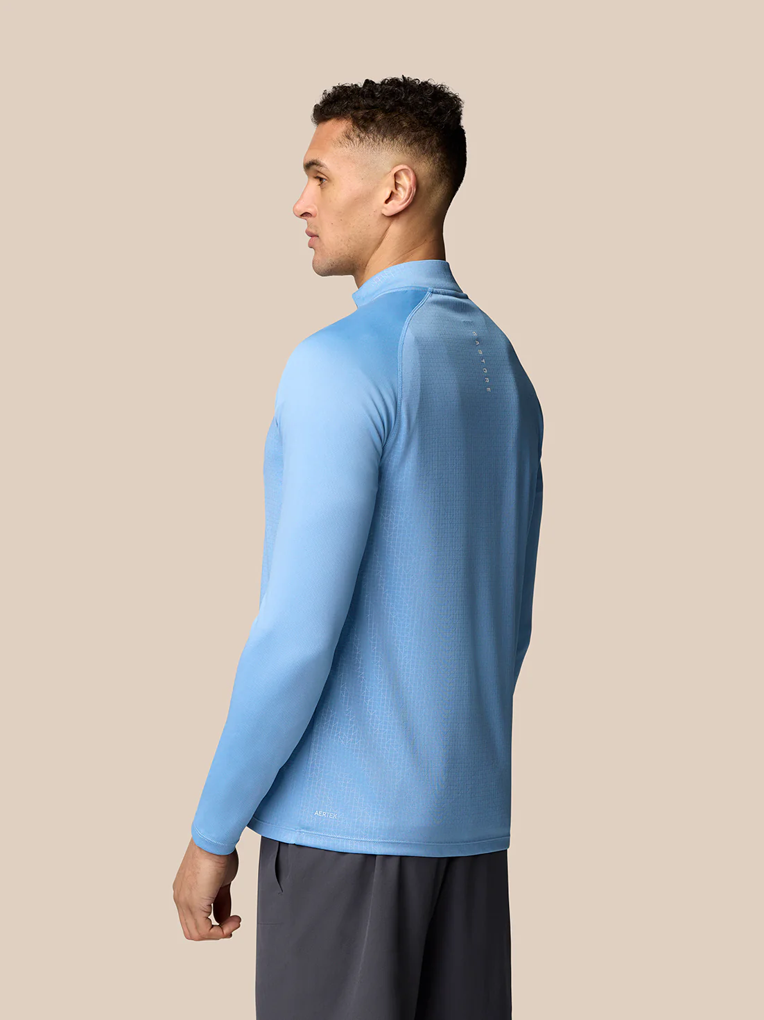 Adapt Training 1/4 Zip Top - Sky Blue - Image 2