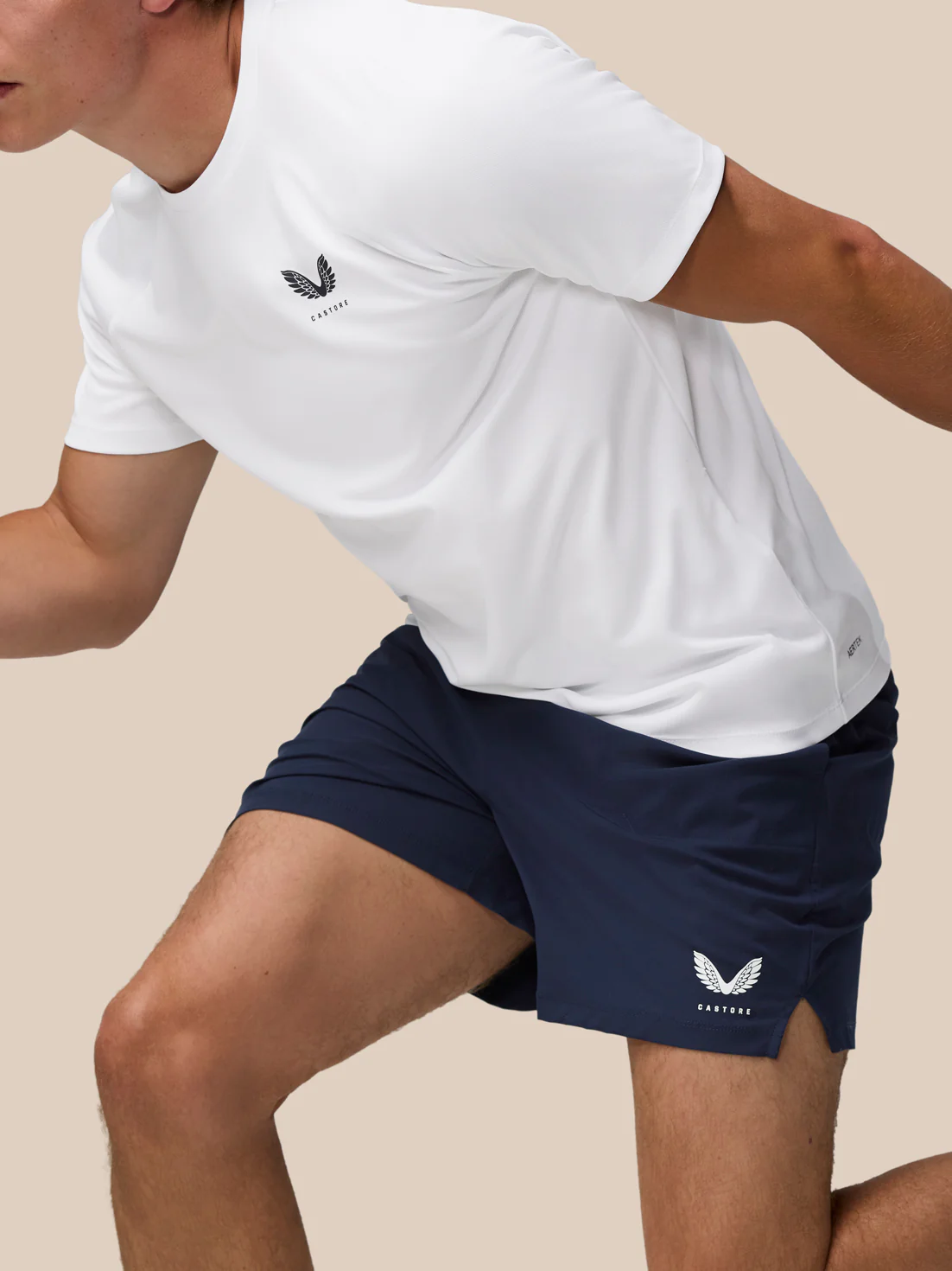 Men's Adapt Training 5 Inch Shorts - Navy - Image 4