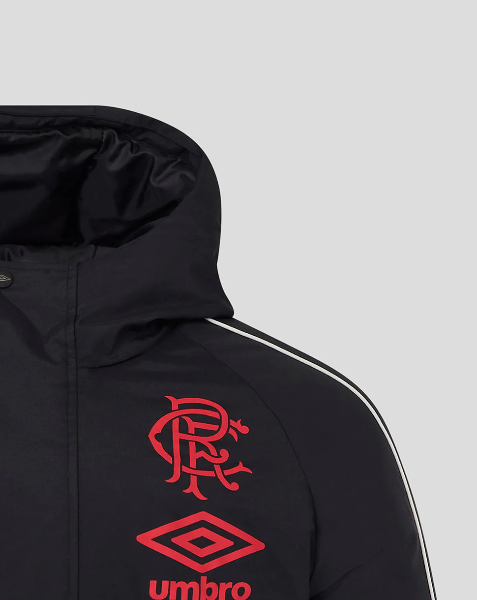 Rangers Adult 25/26 Travel Bench Jacket - Caviar - Image 4