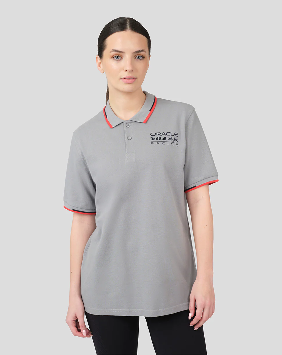 Oracle Red Bull Racing Unisex Core Polo - Grey - Image 2