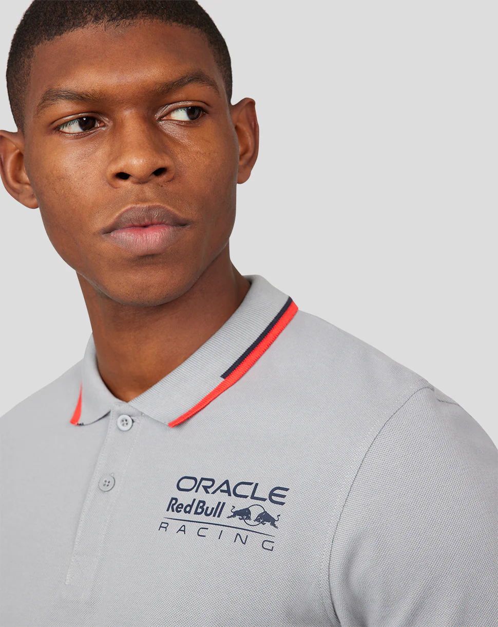 Oracle Red Bull Racing Unisex Core Polo - Grey - Image 5