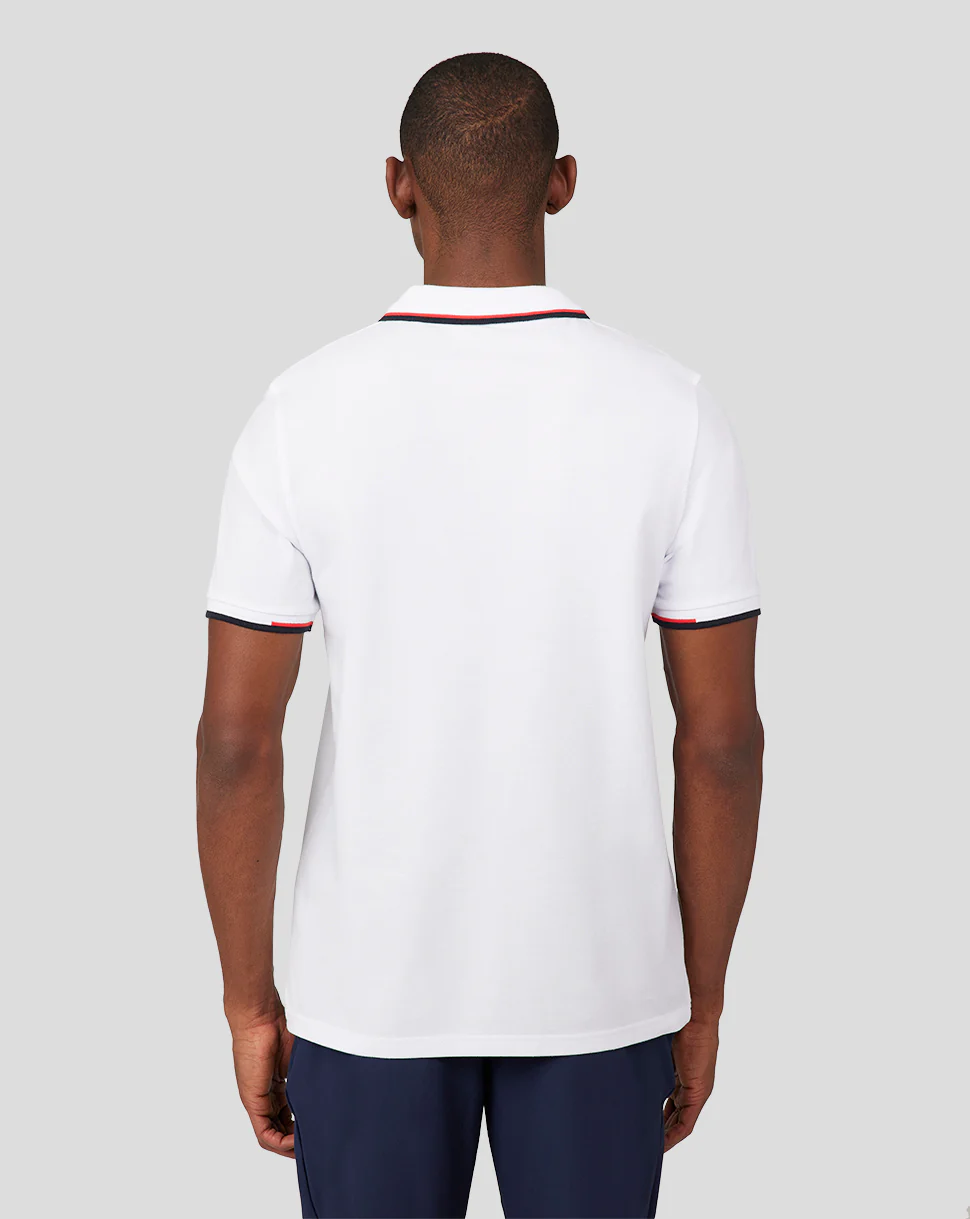Oracle Red Bull Racing Unisex Core Polo - White - Image 3