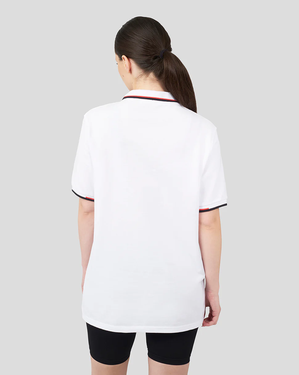 Oracle Red Bull Racing Unisex Core Polo - White - Image 4