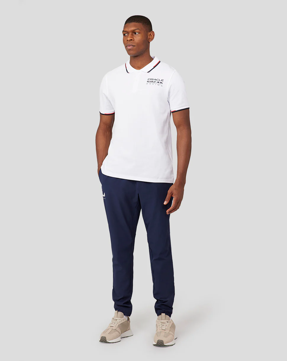 Oracle Red Bull Racing Unisex Core Polo - White - Image 7