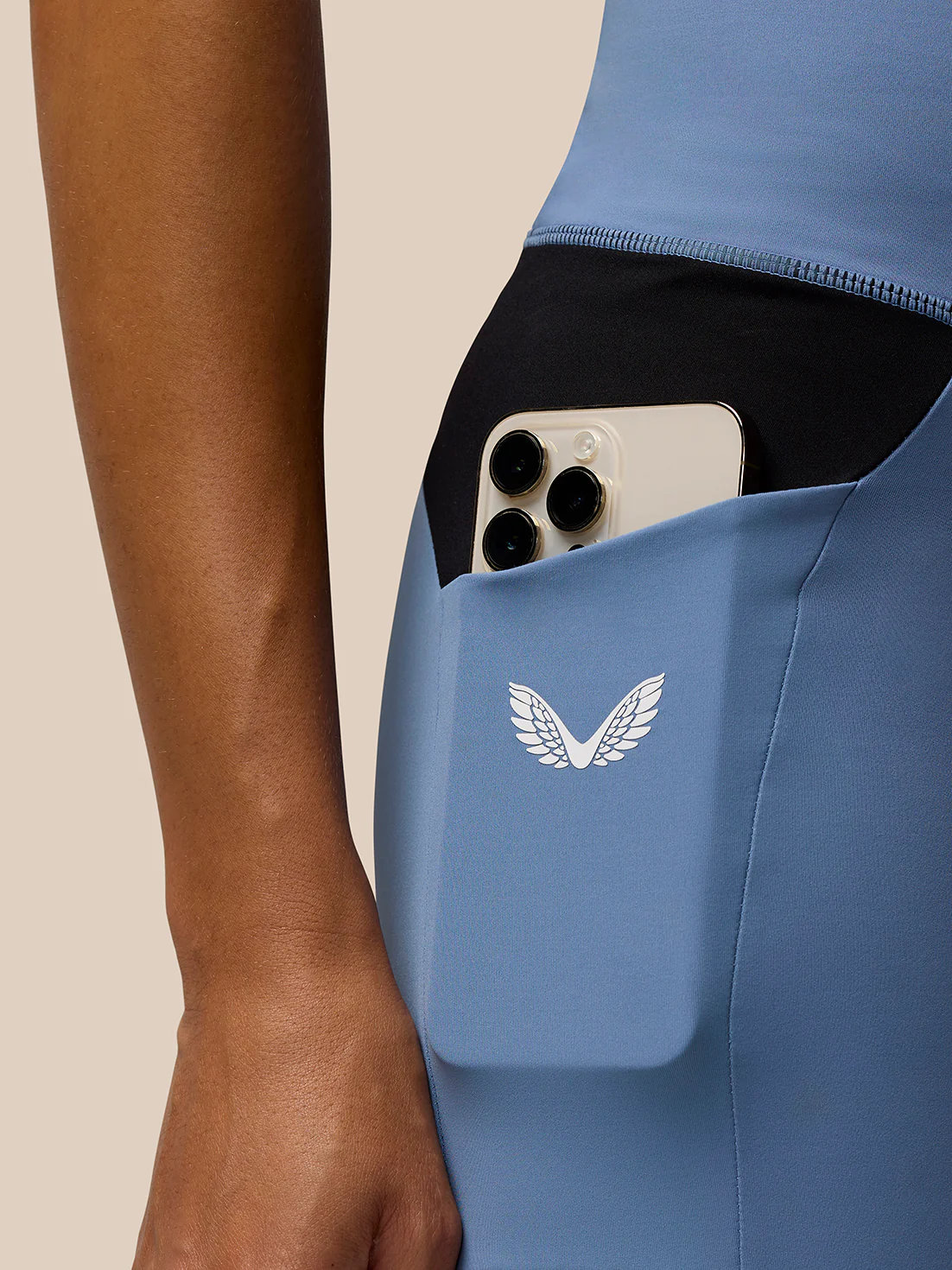 Apex Training Cycle Shorts - Light Blue - Image 4