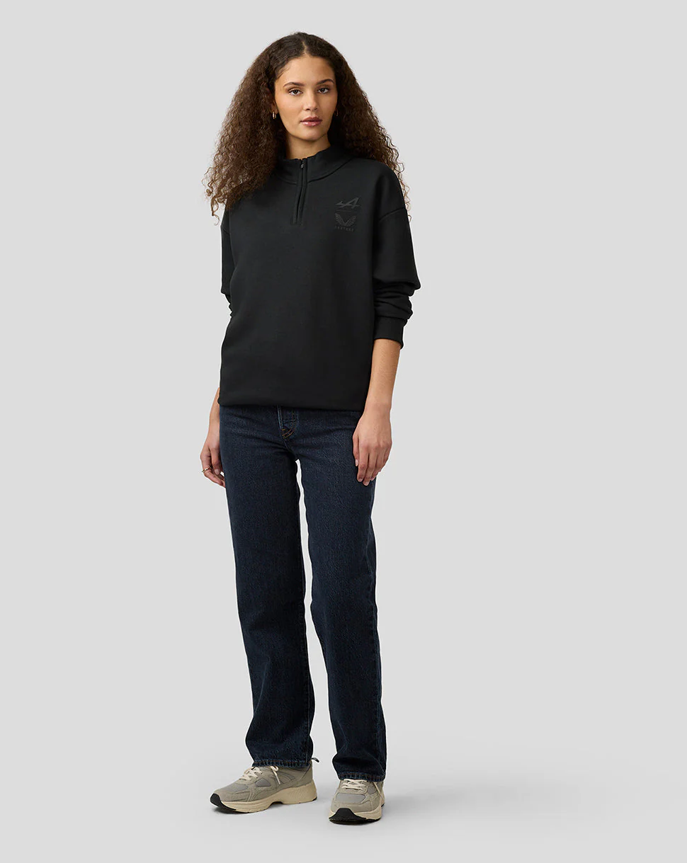 BWT Alpine Formula One Team’s Unisex Dual Brand Quarter Zip Long-Sleeved Top - Image 6
