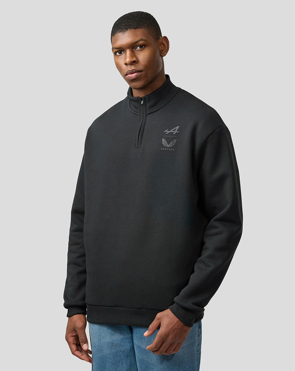 BWT Alpine Formula One Team’s Unisex Dual Brand Quarter Zip Long-Sleeved Top - Image 7