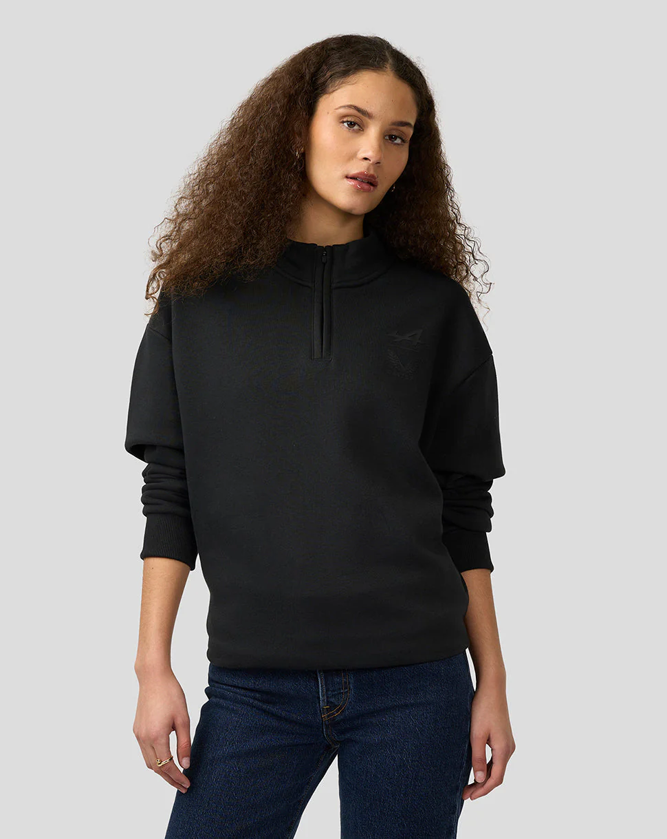 BWT Alpine Formula One Team’s Unisex Dual Brand Quarter Zip Long-Sleeved Top - Image 8