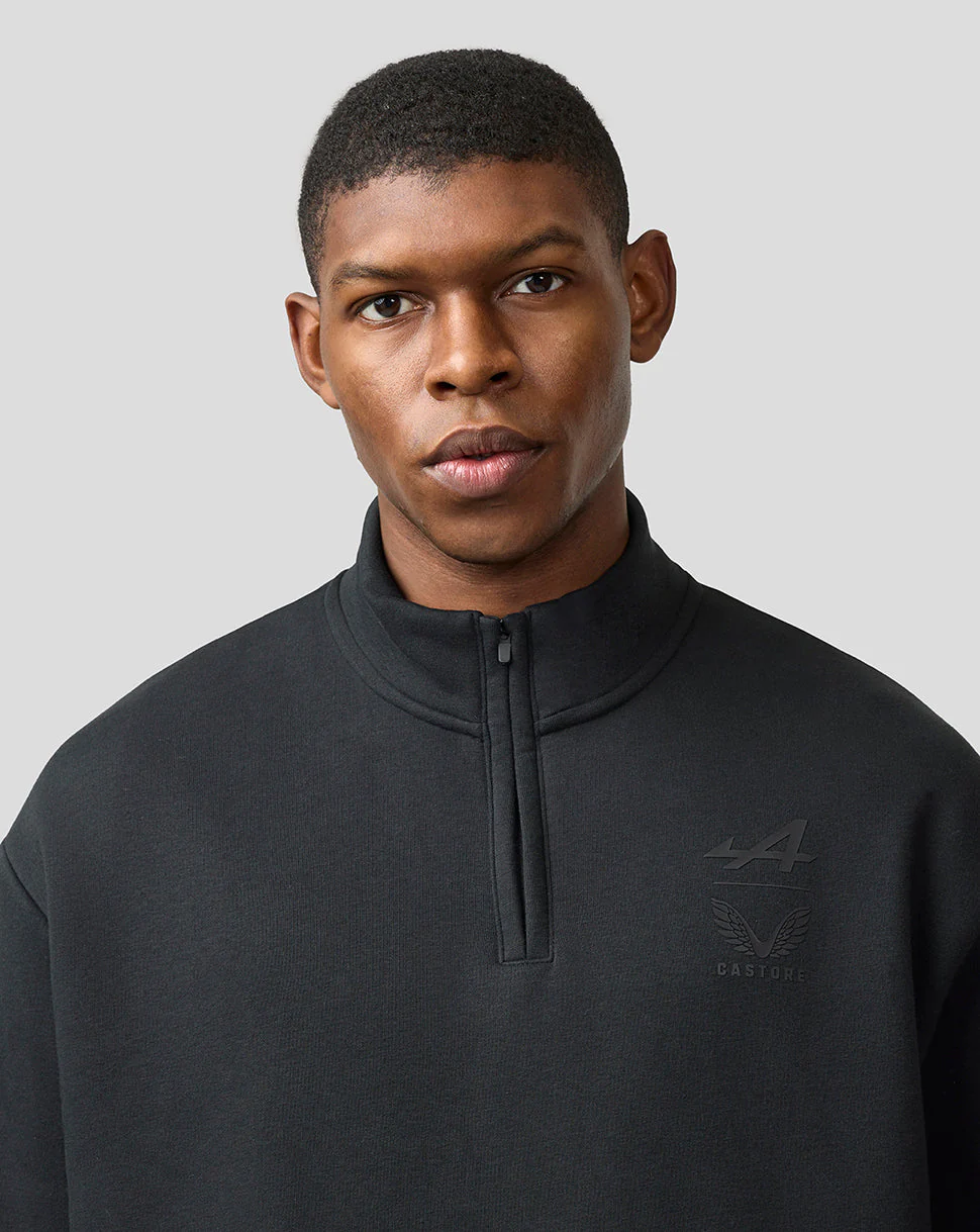 BWT Alpine Formula One Team’s Unisex Dual Brand Quarter Zip Long-Sleeved Top - Image 9