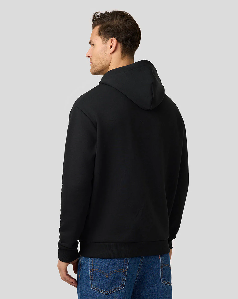 BWT Alpine Formula One Team Unisex Dual Brand Dual Brand Black on Black Zipped Hoodie - Image 3