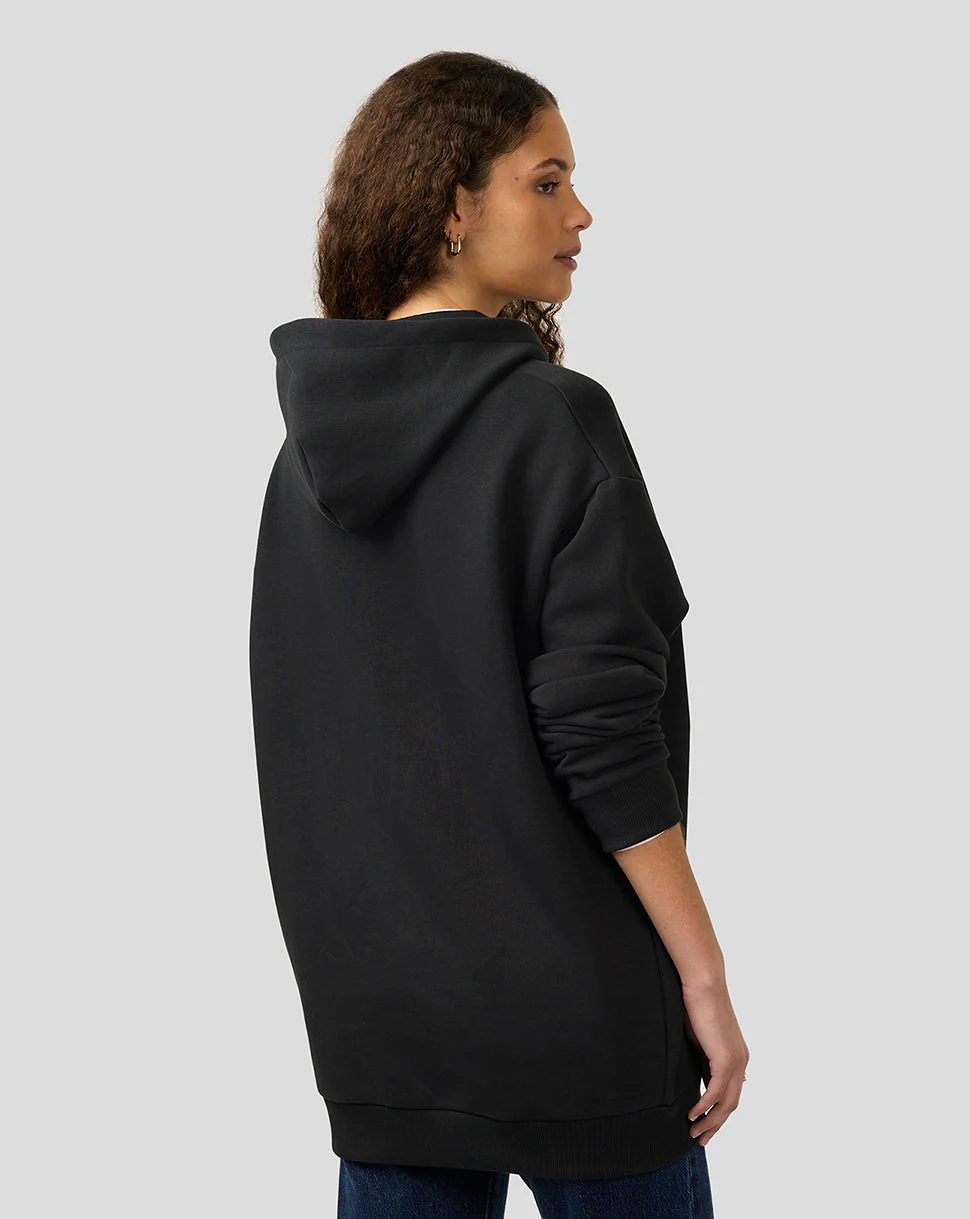 BWT Alpine Formula One Team Unisex Dual Brand Dual Brand Black on Black Zipped Hoodie - Image 4