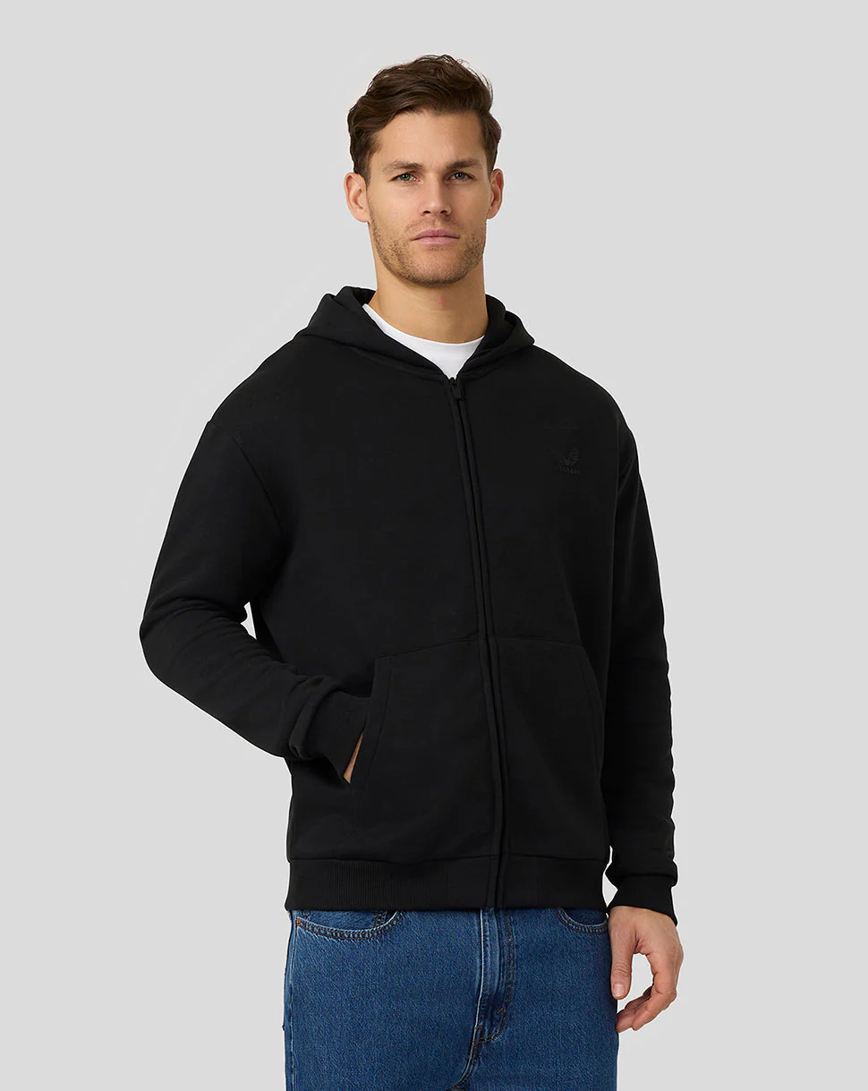 BWT Alpine Formula One Team Unisex Dual Brand Dual Brand Black on Black Zipped Hoodie - Image 7
