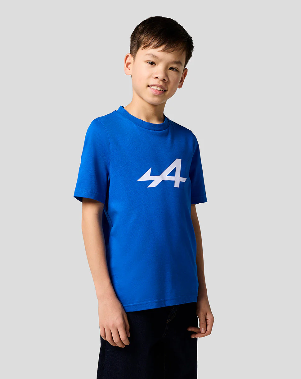 Alpine Juniors Core Essentials T-Shirt - Lapis Blue - Image 10