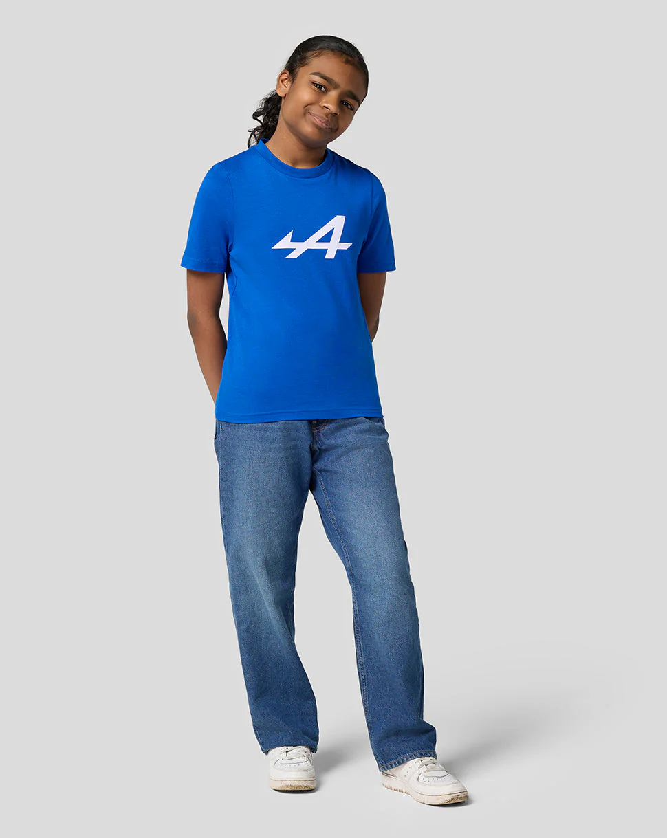 Alpine Juniors Core Essentials T-Shirt - Lapis Blue - Image 5