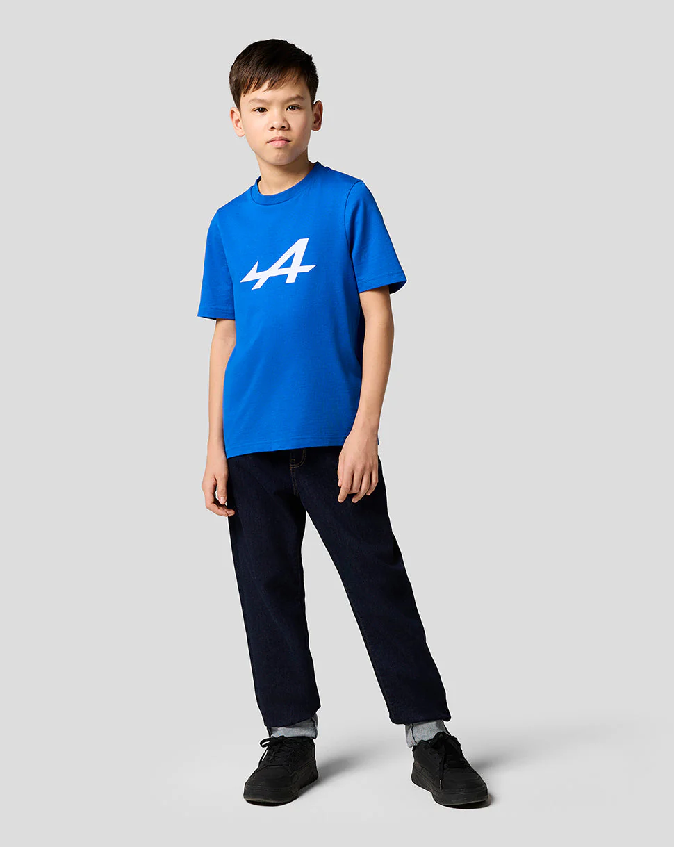 Alpine Juniors Core Essentials T-Shirt - Lapis Blue - Image 6