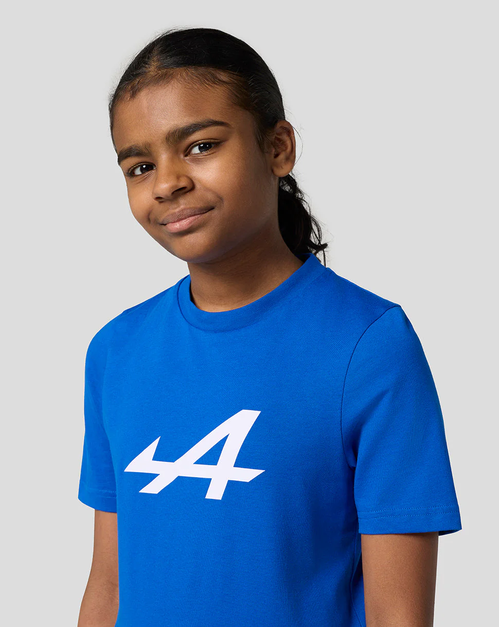 Alpine Juniors Core Essentials T-Shirt - Lapis Blue - Image 7