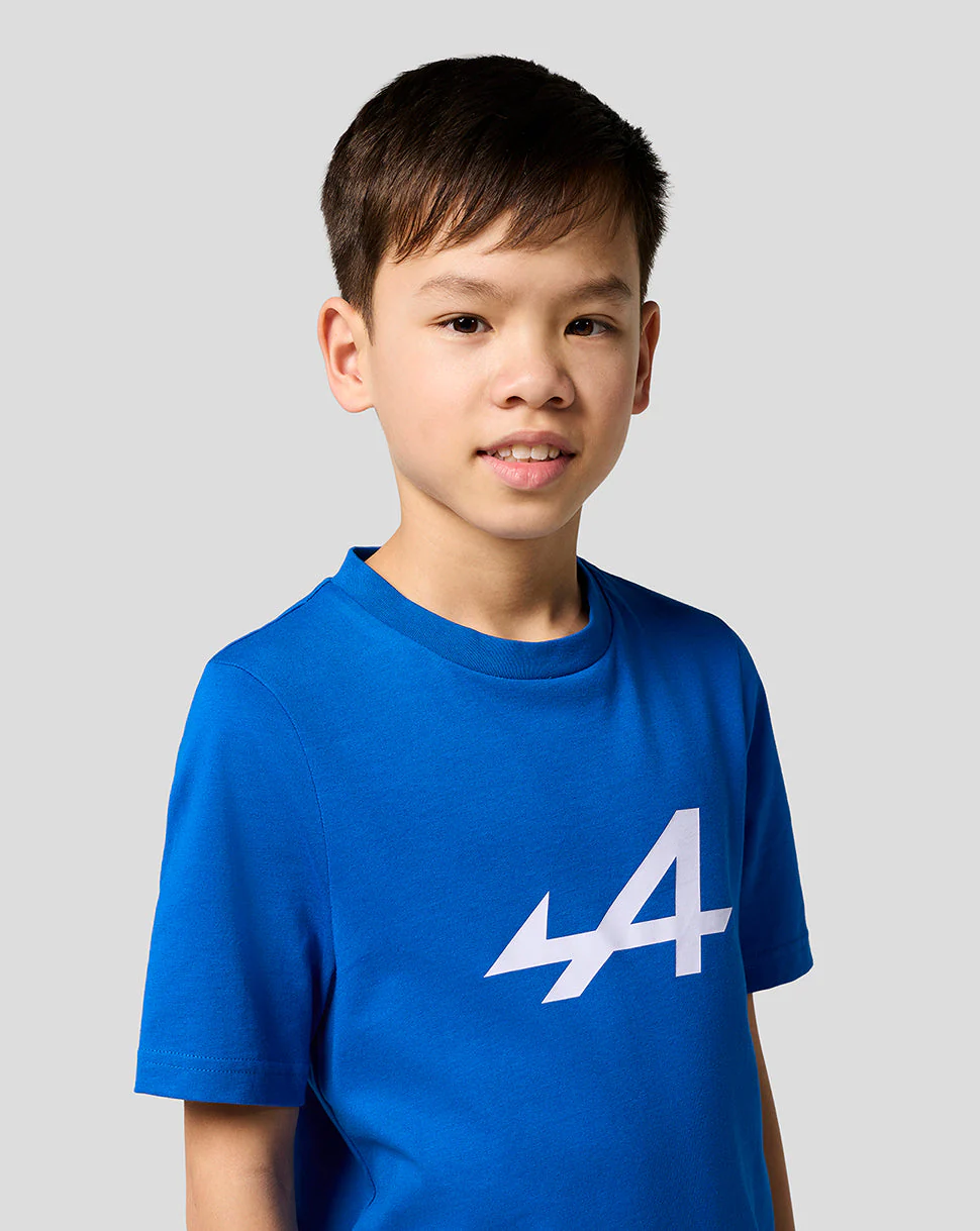 Alpine Juniors Core Essentials T-Shirt - Lapis Blue - Image 8