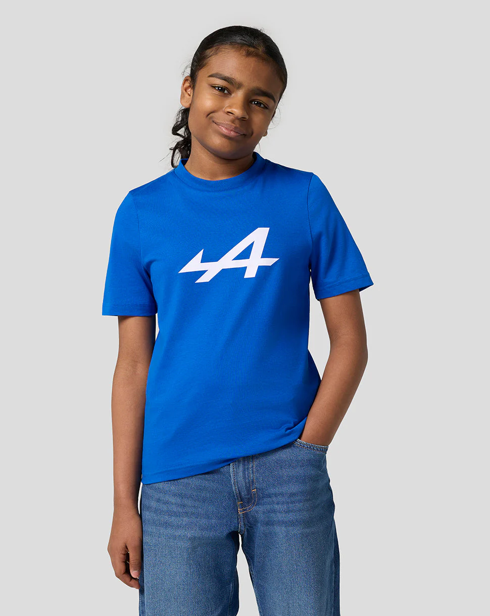 Alpine Juniors Core Essentials T-Shirt - Lapis Blue - Image 9