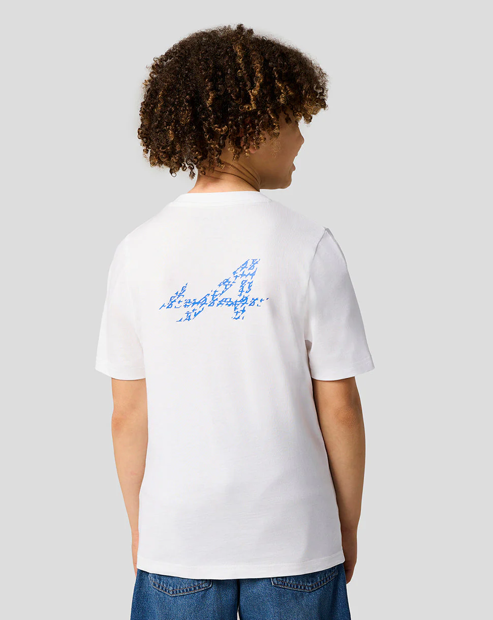Alpine Juniors Graphic T-Shirt - Brilliant White - Image 8