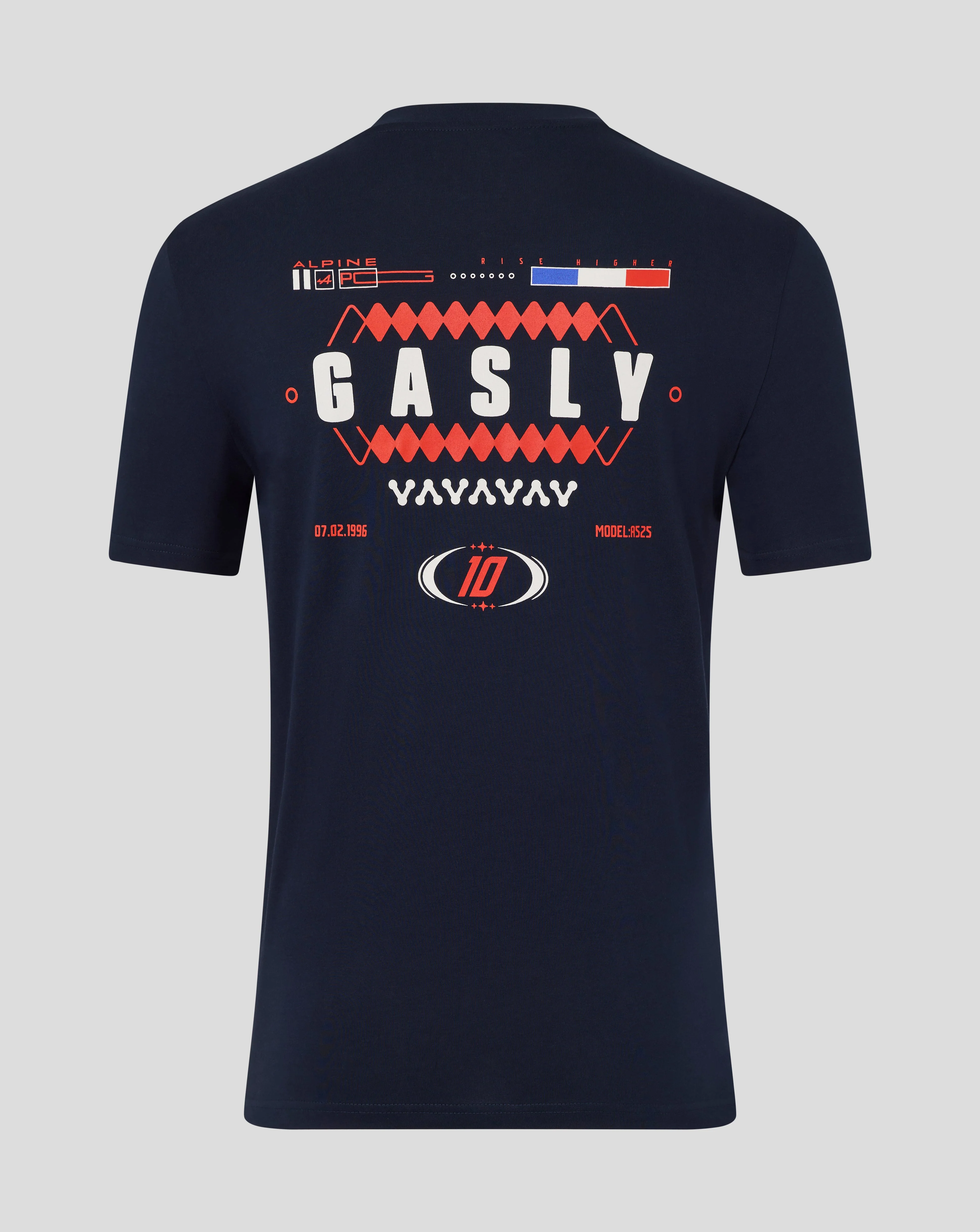 Alpine Unisex Core Driver Pierre Gasly Relaxed Fit T-Shirt – French Navy - Image 3