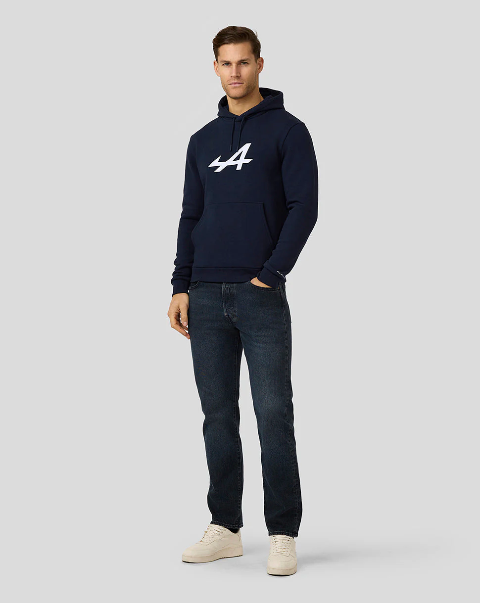 Alpine Unisex Core Essentials Hoodie - Black Iris - Image 5