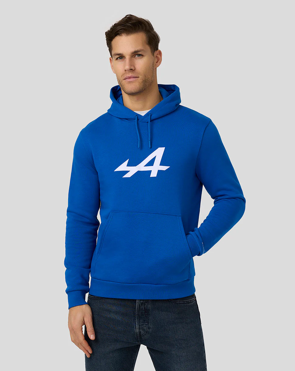 Alpine Unisex Core essentials Hoodie - Lapis Blue - Image 7