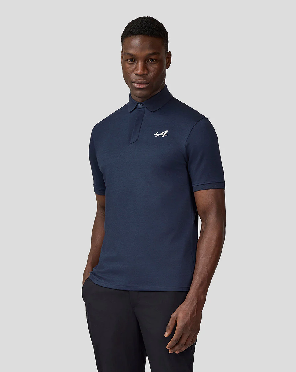Alpine Unisex Core essentials Polo Shirt - Black Iris