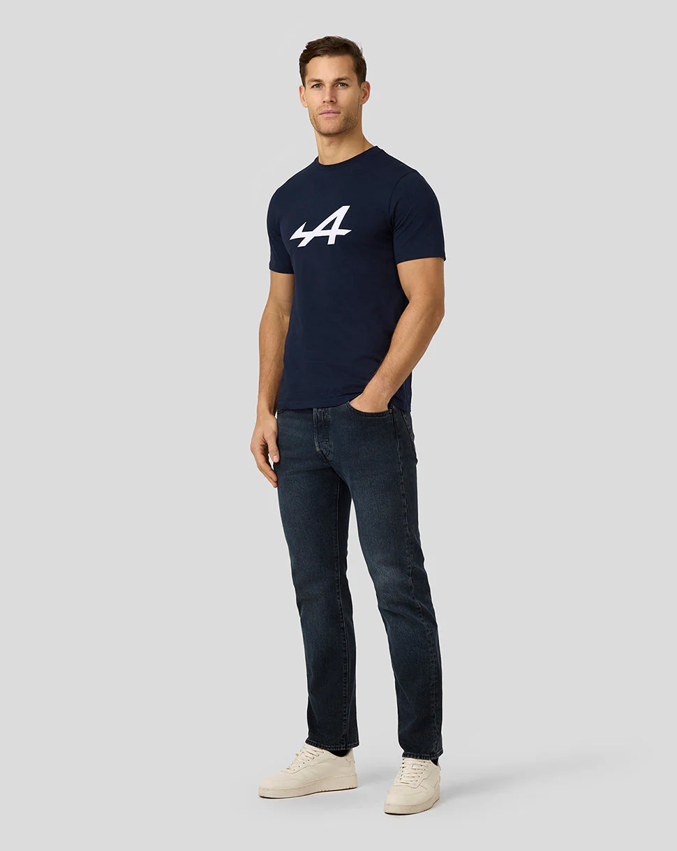 Alpine Unisex Core essentials T-Shirt - Black Iris - Image 7