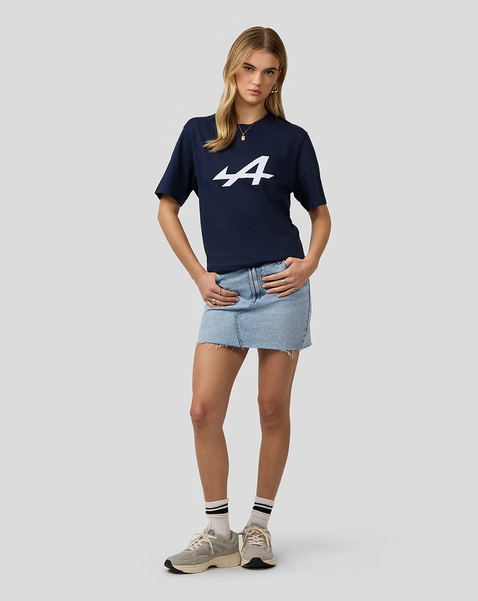 Alpine Unisex Core essentials T-Shirt - Black Iris - Image 8
