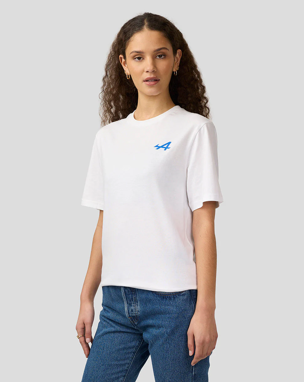 Alpine Unisex Graphic T-Shirt - Brilliant White - Image 2
