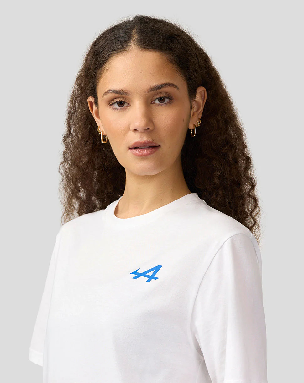 Alpine Unisex Graphic T-Shirt - Brilliant White - Image 8