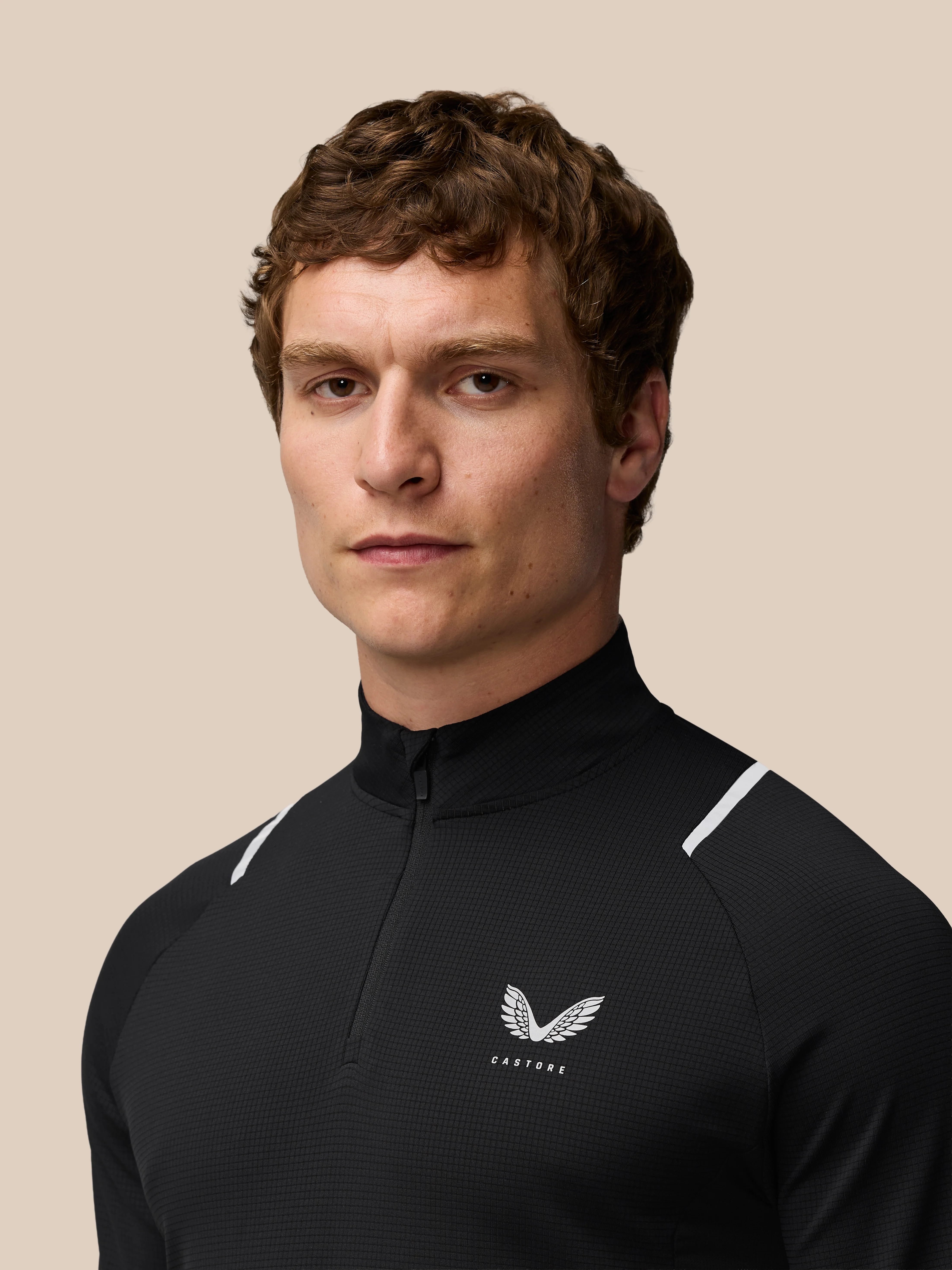 Apex Training 1/4 Zip Top - Black/Silver Reflective - Image 6