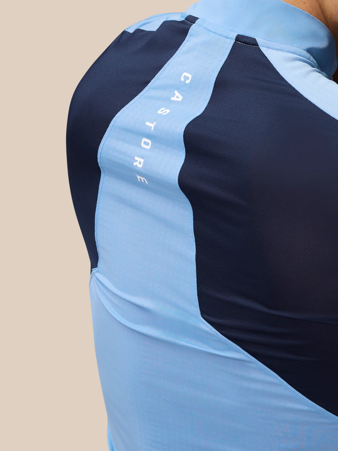 Apex Training 1/4 Zip Top - Sky Blue - Image 4