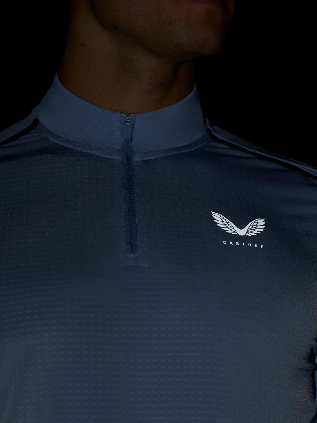 Apex Training 1/4 Zip Top - Sky Blue - Image 6