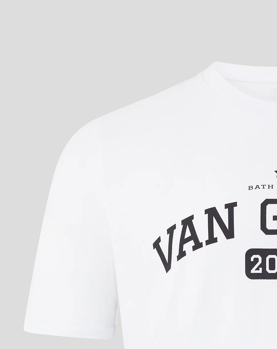 Bath Rugby Unisex Van Graan Tee - White - Image 3