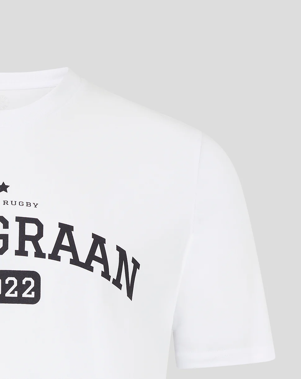 Bath Rugby Unisex Van Graan Tee - White - Image 4