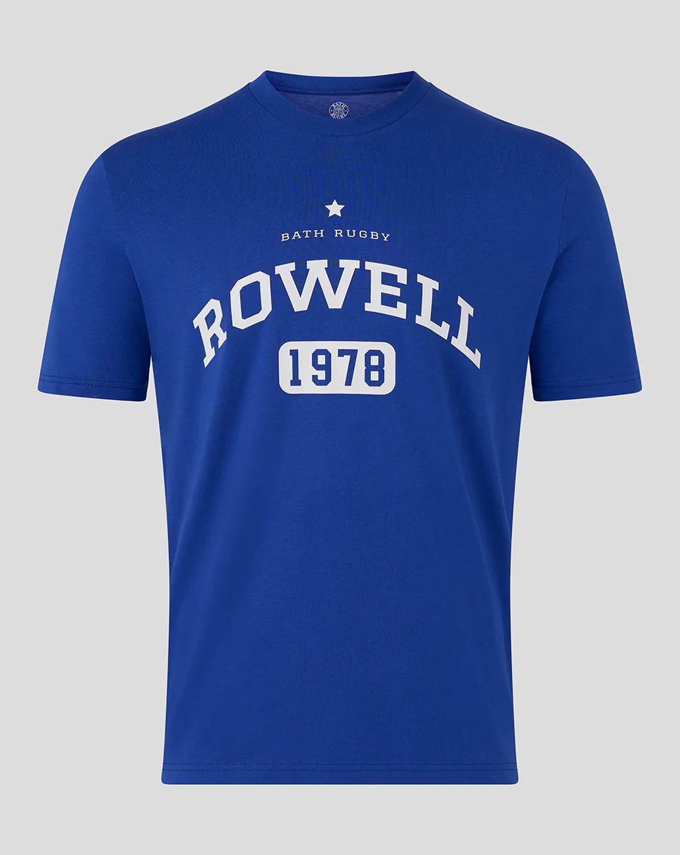 Bath Rugby Unisex Rowell Tee - Worker Blue