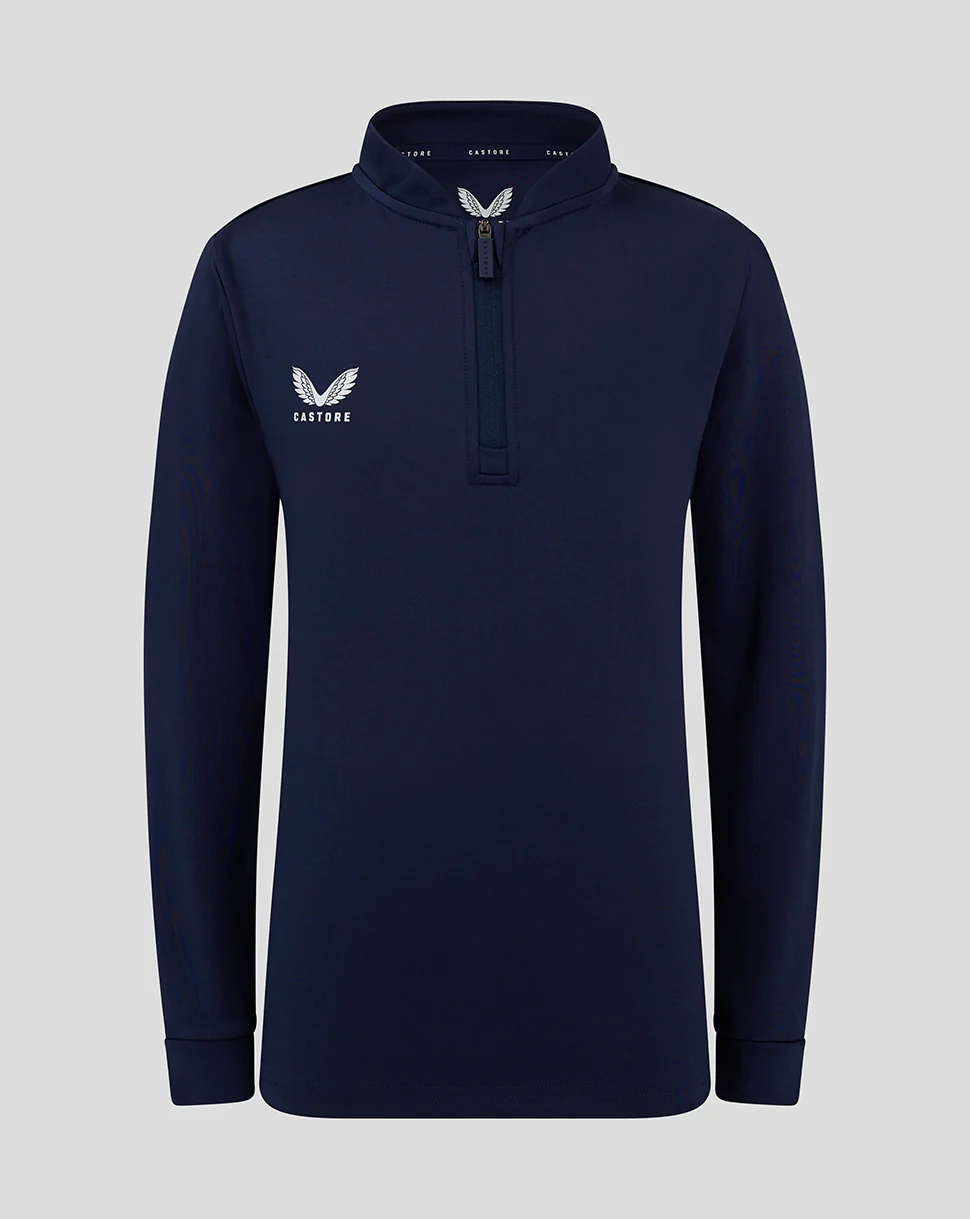 Bomber Neck 1/4 Zip - Peacoat