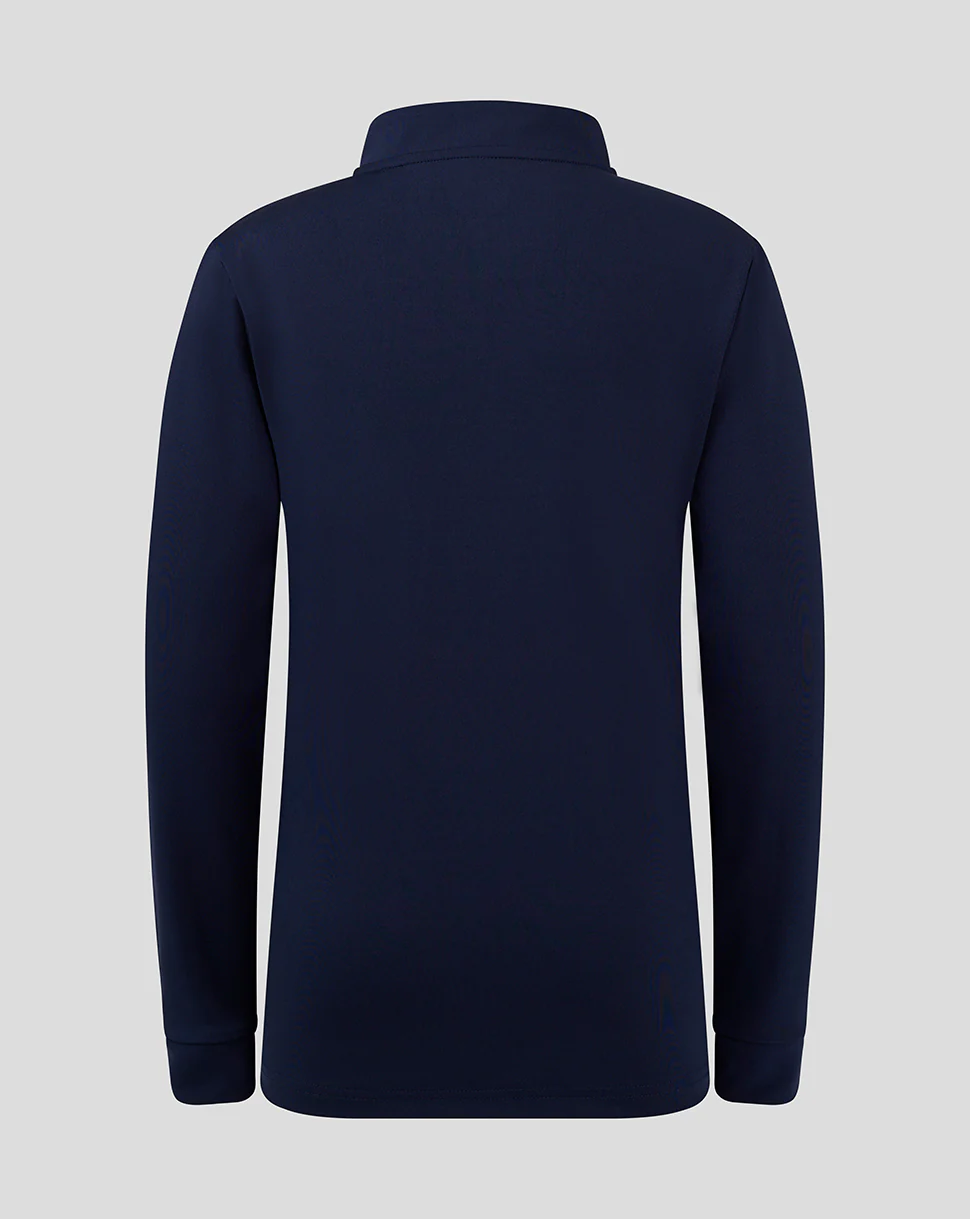 Bomber Neck 1/4 Zip - Peacoat - Image 4