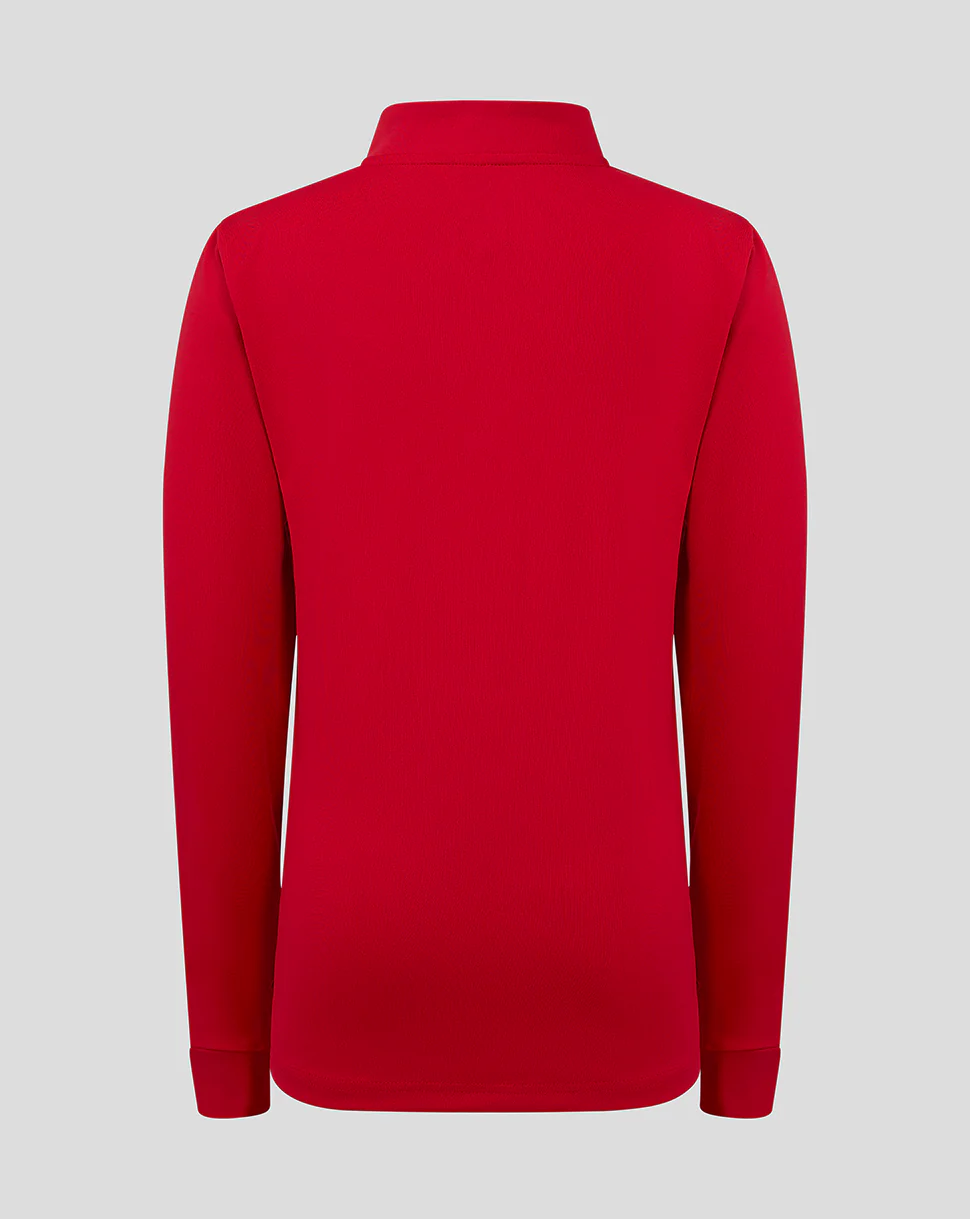 Bomber Neck 1/4 Zip - True Red - Image 4